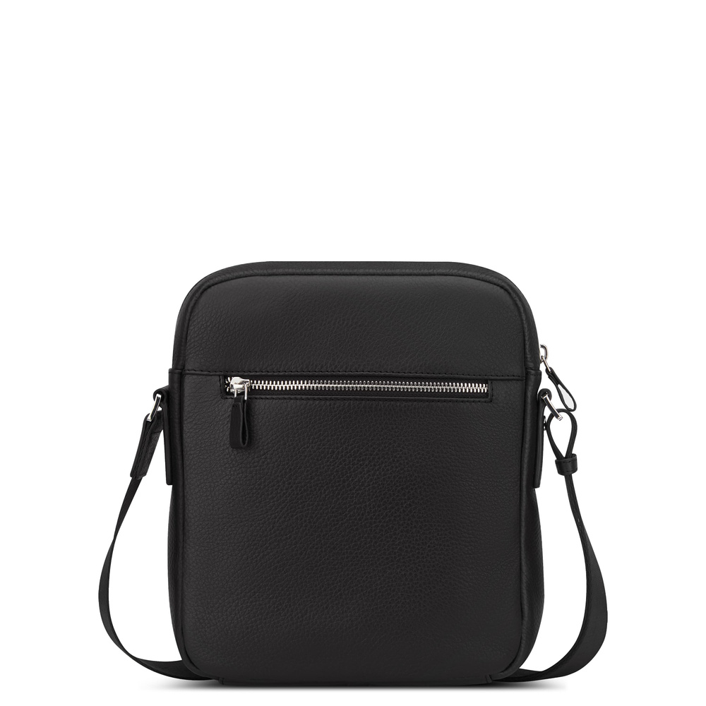Torebka skórzana damska Delsey Le Cuir Grainé crossbody listonoszka czarna - zastosowanie w codziennym użytkowaniu