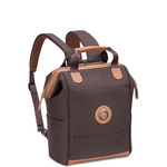 Plecak z poliestru unisex Delsey Chatelet Air 2.0 na laptopa 14 brązowy