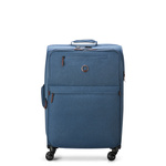 Walizka z materiału unisex Delsey Maubert 2.0 podróżna na 4 kółkach niebieska