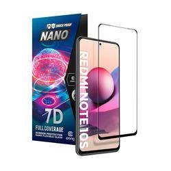 Niepękające szkło hybrydowe 9H na cały ekran Xiaomi Redmi Note 10S Crong 7D Nano Flexible Glass