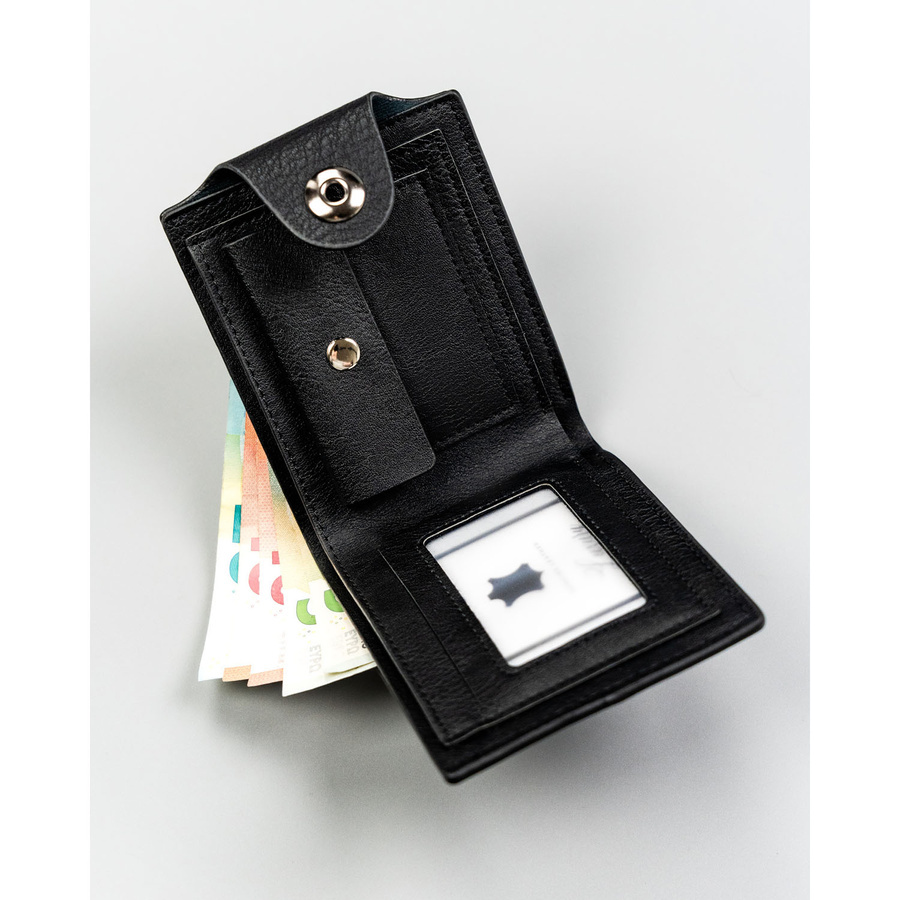 Otwarty czarny portfel 4U Cavaldi DB1846-A2