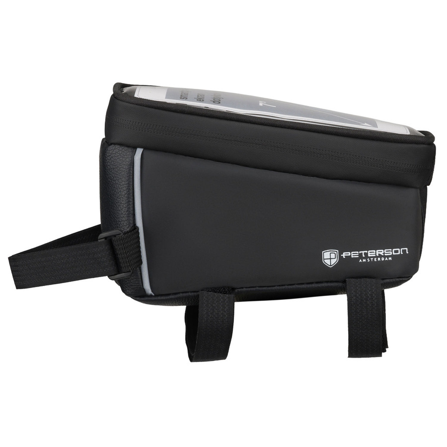 Sakwa rowerowa z tworzywa sztucznego unisex Peterson ML15-MR etui na rower czarna - odporna obudowa z tworzywa sztucznego
