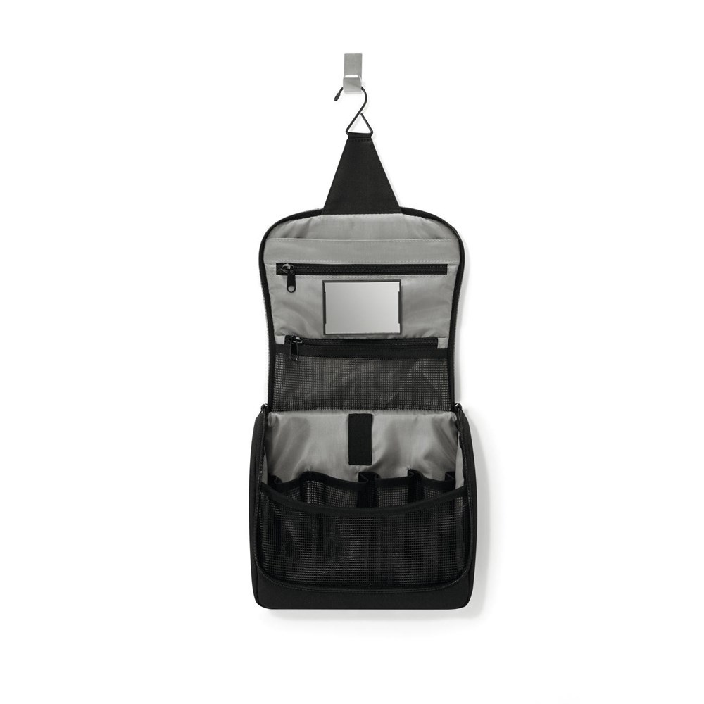 Kosmetyczka podróżna z poliestru unisex Reisenthel RWH7003 wisząca czarna - cecha produktu