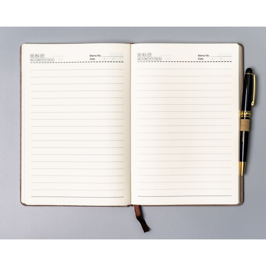 Otwarty khaki notes Peterson NOT-6-LN-52 w linie