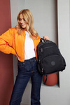 Plecak damski z nylonu Peterson 3304-CO czarny