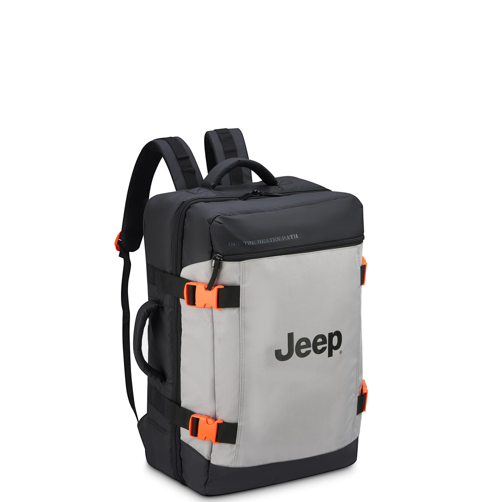 Plecak podróżny materiałowy unisex Jeep by Delsey Paris JS007C duży szary - cecha produktu
