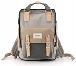 Plecak z tkaniny Himawari 188L-77 szaro-granatowy