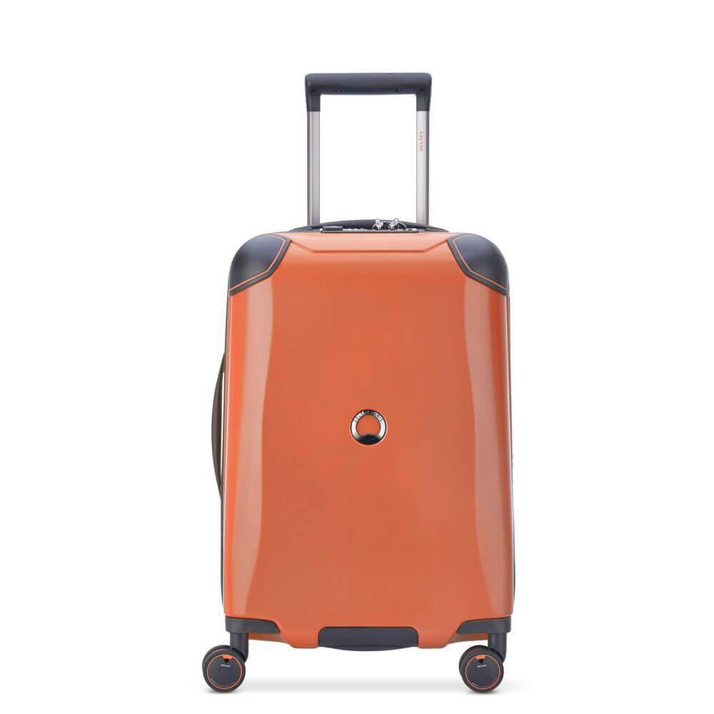 Walizka z poliwęglanu unisex Delsey Cactus kabinowa na 4 kółkach mała pomarańczowa - cecha produktu