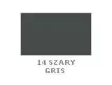 Krem do renowacji do skór gładkich Saphir szary - próbnik koloru z podpisem 14 Szary / Gris