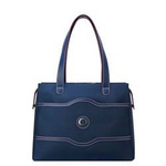 Torba z poliestru damska Delsey Chatelet Air 2.0 na laptopa A4 niebieska