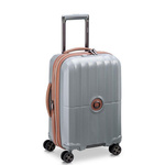 Walizka z polipropylenu unisex Delsey ST Tropez kabinowa mała 55 cm srebrna