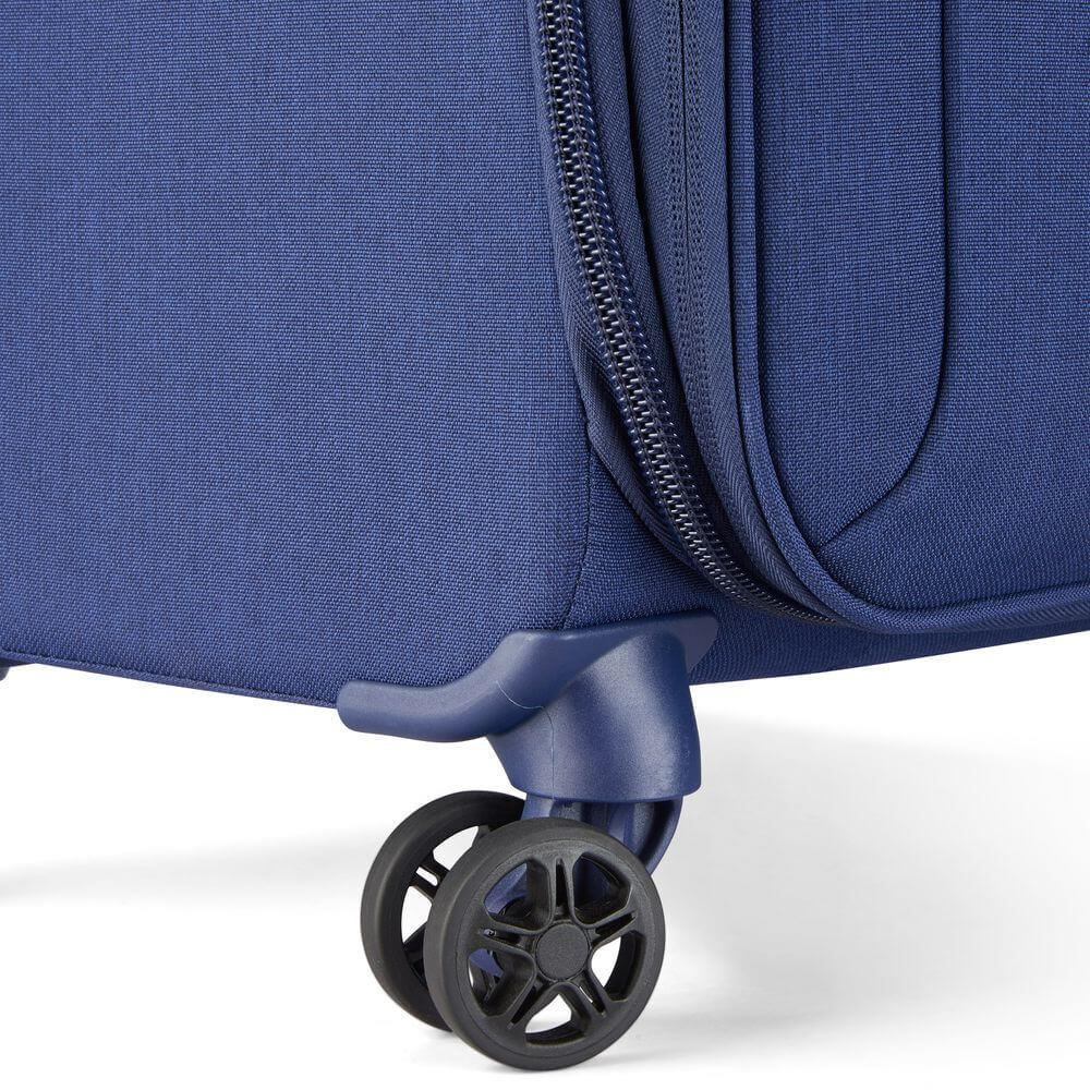 Walizka podróżna materiałowa unisex Delsey Brochant 2.0 średnia 67 cm niebieska - cecha produktu