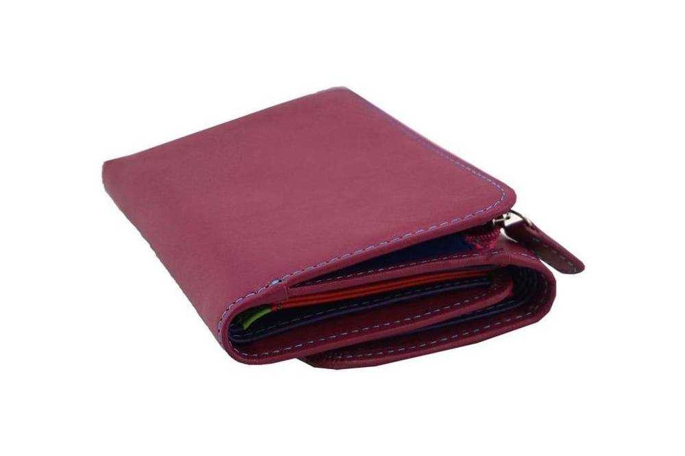 Portfel ze skóry naturalnej damski Barberini's ML8268-4 klasyczny granatowy - cecha produktu