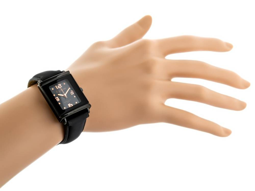 Czarny zegarek damski Extreim EXT-Y015B-2A - zegarek na nadgarstku manekina