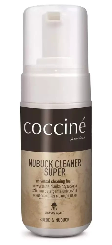 Pianka czyszcząca do zamszu i nubuku Coccine - butelka Coccine Nubuck Cleaner Super z pompką, z przodu