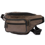 Skórzana nerka męska biodrowa saszetka pojemna - Beltimore I54