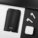 Skórzane etui na IPhone 11 czarne - SA58