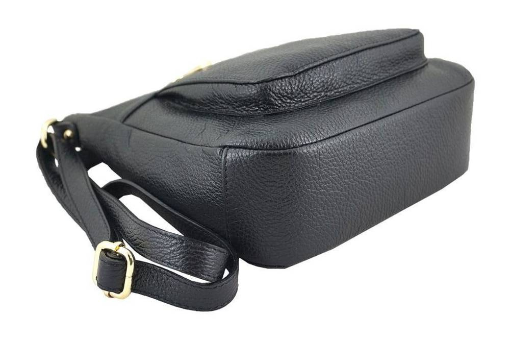 Torebka ze skóry naturalnej damska Barberini's 484-9 listonoszka mała ciemnobeżowa - cecha produktu