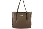 Torebka damska shopper Barberini's 995-9 ciemnobeżowa