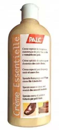 Krem odżywczy do skór gładkich Palc bezbarwny - butelka 200 ml z przodu, etykieta Crème Essentielle