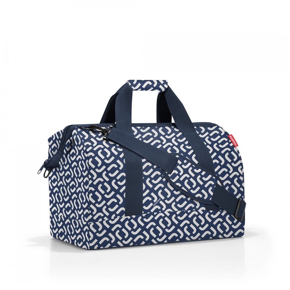 Torba z materiału unisex Reisenthel RMT4073 L podróżna A4 granatowa - cecha produktu