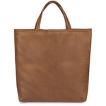 Torebka damska shopper z eko skóry Beltimore L71 koniakowa