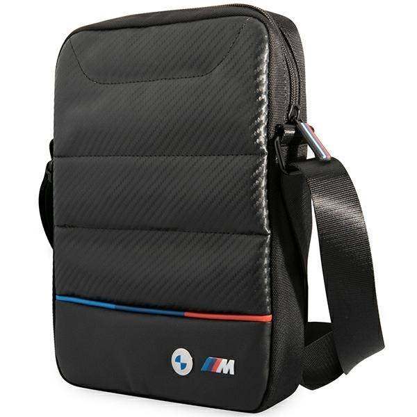 Listonoszka męska z eko skóry BMW Carbon Tricolor saszetka mała czarna - cecha produktu
