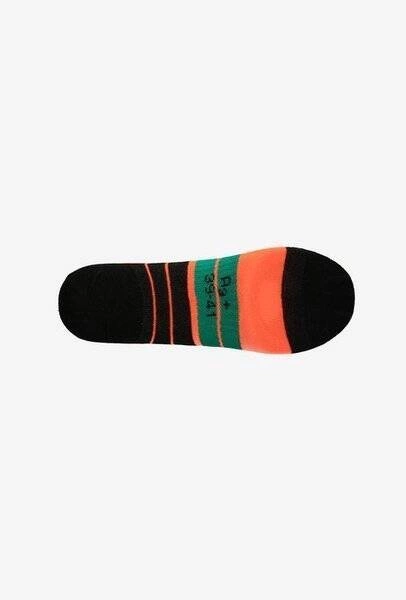 Stopki Gatta Active FEET BASIC 39/41 pomarańczowy neon od spodu, z czarną piętą i palcami oraz zielonymi pasami