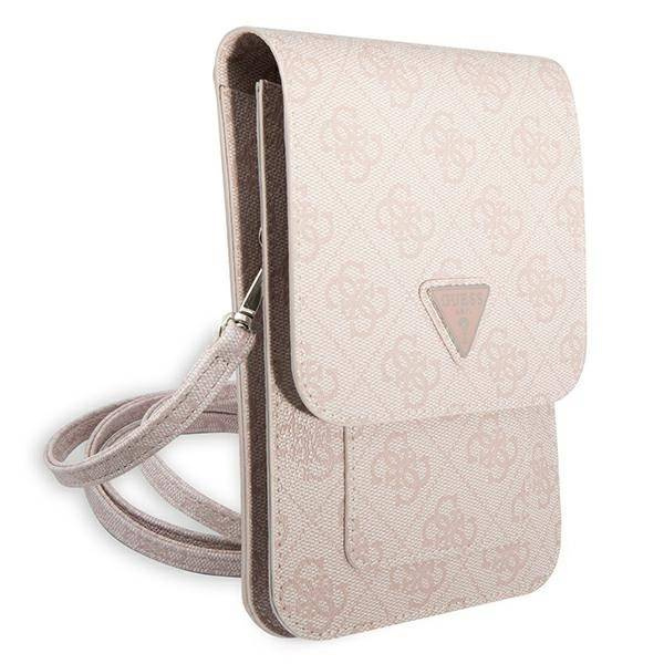 Torebka ze skóry ekologicznej damska Guess 4G Triangle GUWBP4TMPI listonoszka mała różowa - cecha produktu
