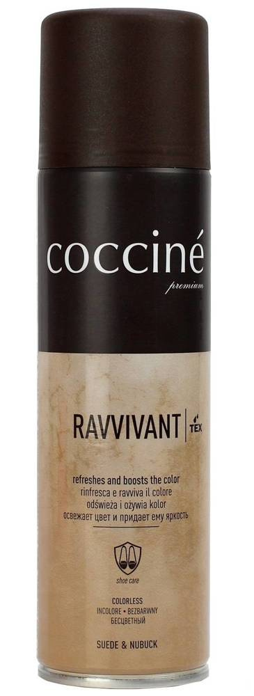 Renowator do zamszu i nubuku Coccine bordowy - puszka Coccine Ravvivant z przodu