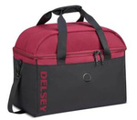 Torba podróżna z poliestru unisex Delsey Egoa kabinowa mała czerwona