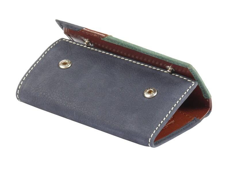 Skórzane etui na klucze kolorowe - Beverly Hills Polo Club BH-375 BL - cecha produktu