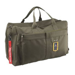 Torba podróżna materiałowa unisex Aeronautica Militare Frecce na ramię zielona