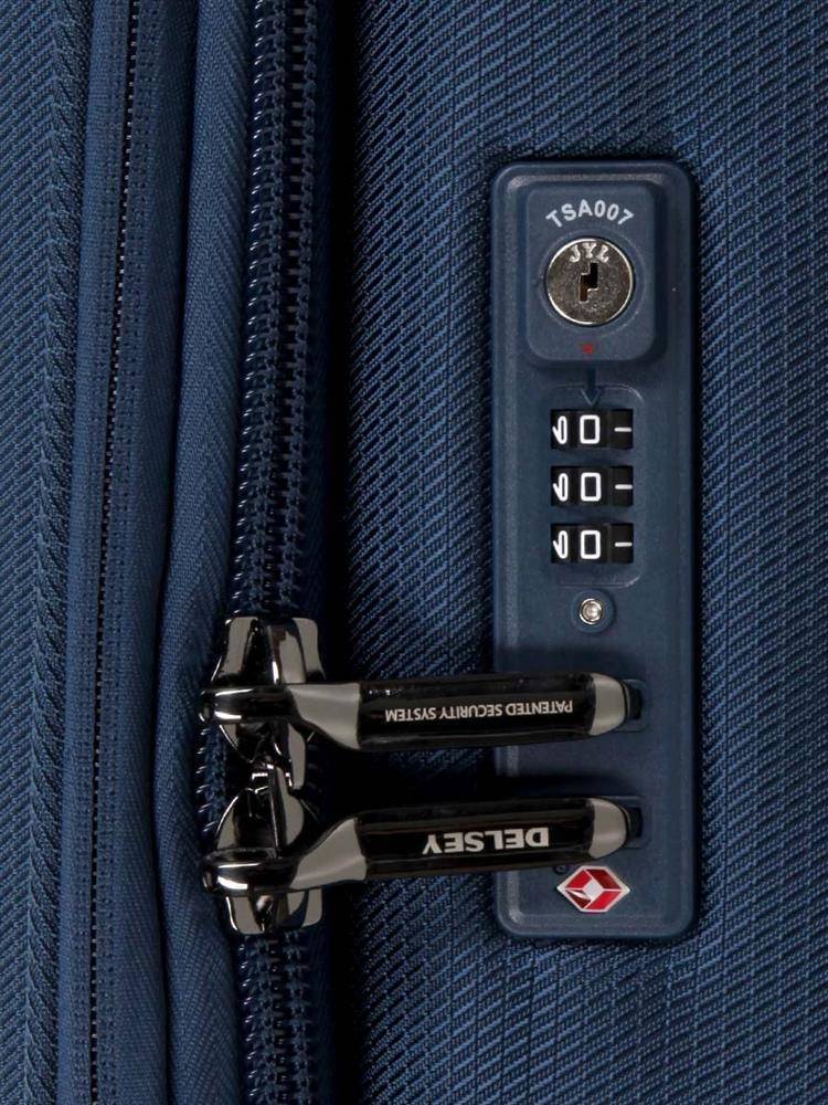 Walizka z materiału unisex Delsey Montmartre Air 2.0 kabinowa mała niebieska - cecha produktu