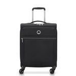 Walizka z materiału unisex Delsey Brochant 2.0 kabinowa mała czarna