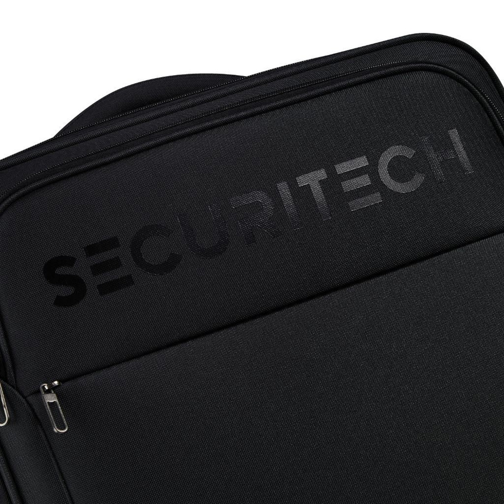 Walizka podróżna z poliestru unisex Delsey Paris Securitech Vanguard średnia czarna - cecha produktu