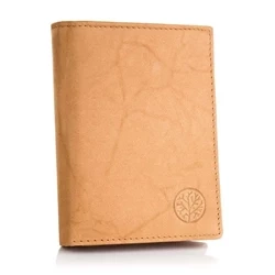 Skórzany portfel męski pionowy camel - Betlewski 1020303