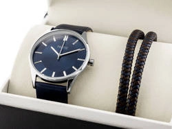 ZEGAREK MĘSKI PACIFIC X0091-08 - komplet prezentowy bransoletka (zy094c)