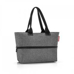 Torba z materiału damska e1 Reisenthel RRJ7052 A4 shopper mieści A4 szara