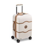 Walizka twarda z materiału unisex Delsey Chatelet Air 2.0 kabinowa 55 cm biała