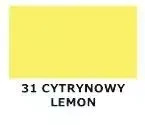 Farba do skóry gładkiej Tarrago żółta - próbnik koloru 31 cytrynowy / lemon