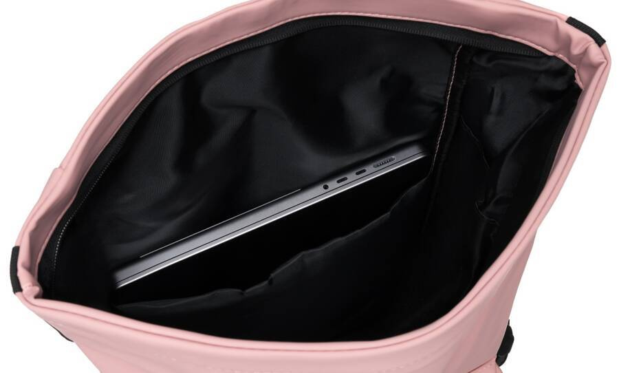 Laptop w komorze różowego plecaka Peterson NAIROBI