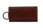 Etui na klucze skórzane unisex Barberini's 7023-6 małe brązowe