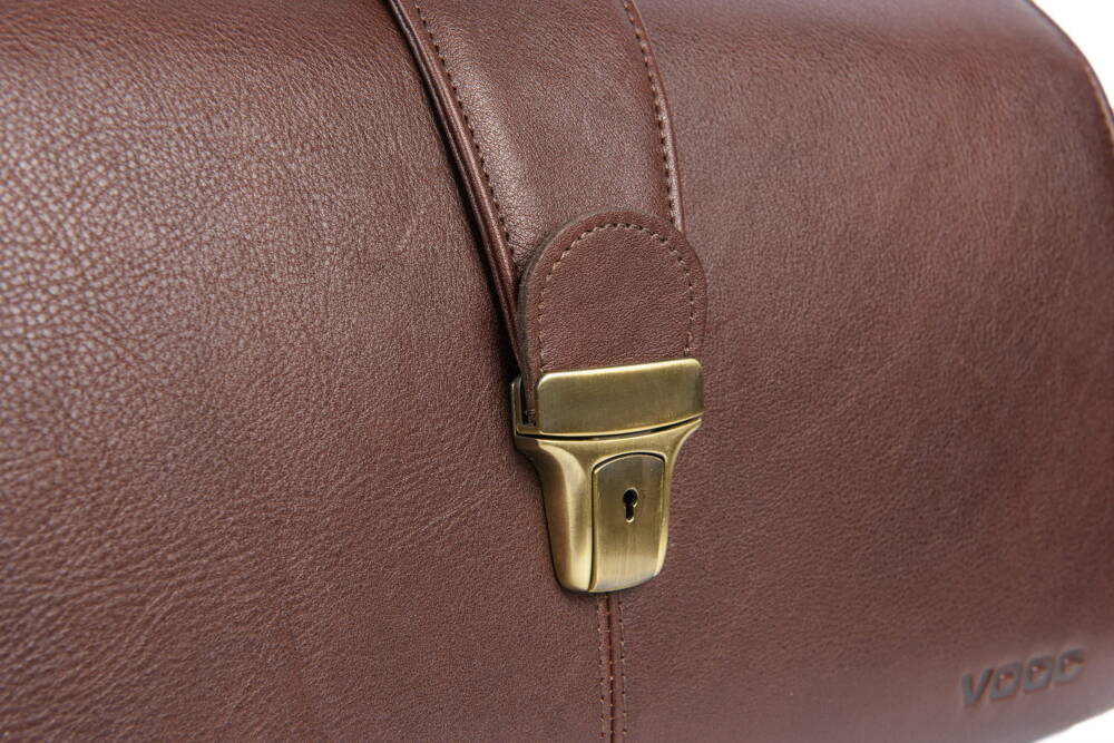 Teczka lekarska skórzana unisex VOOC PK7 kufer lekarski A4 brązowa - cecha produktu
