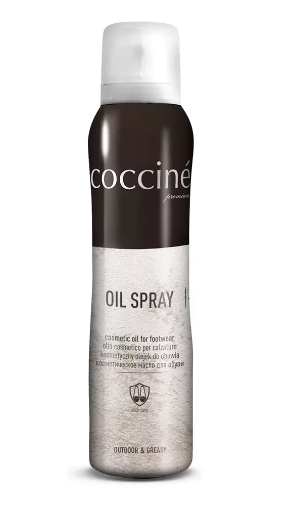 Tłuszcz w sprayu do skóry Coccine bezbarwny - puszka Coccine Oil Spray z przodu