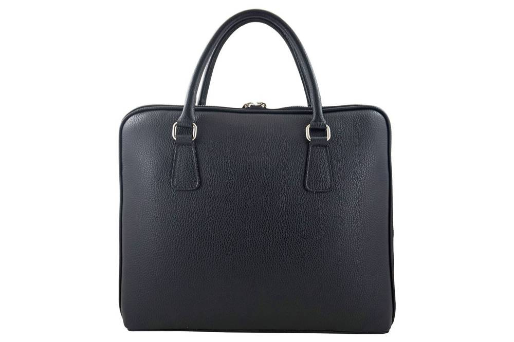 Torba z naturalnej skóry damska Barberini's 899-1 aktówka na laptopa A4 czarna - cecha produktu