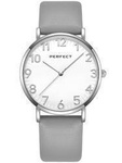 Zegarek damski klasyczny Perfect E342-01 szary