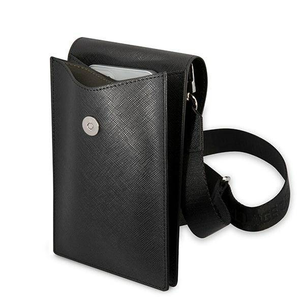 Torebka damska ze skóry eko Karl Lagerfeld Autograph Chain listonoszka mała czarna - cecha produktu