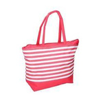 Torba plażowa termiczna z materiału unisex Fresh & Cold shopper duża czerwona