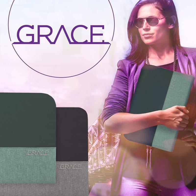 Pokrowiec na laptopa z poliestru unisex STM Grace etui MacBook Pro 15 szary - cecha produktu